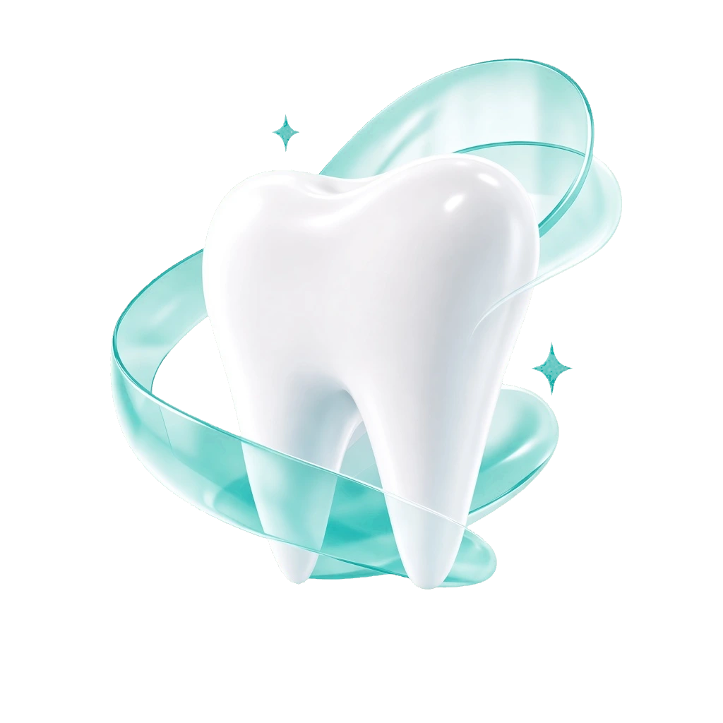 Diente 3D, símbolo de conservación dental en ENDOsolutions